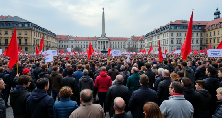 Tausende protestieren gegen prorussische Politik der slowakischen Regierung