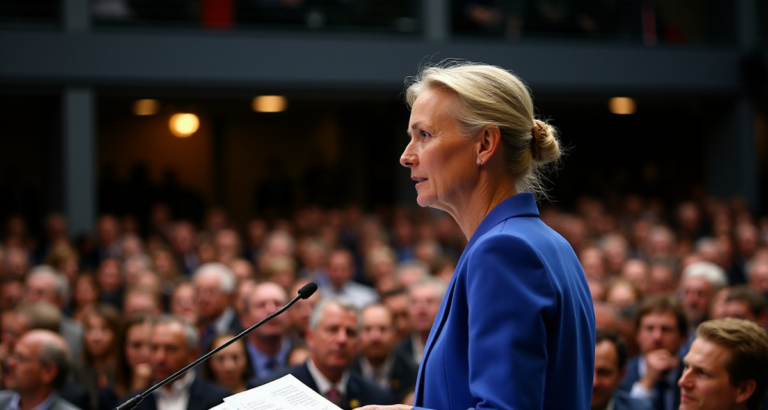 Weidel vor ihrem größten Erfolg