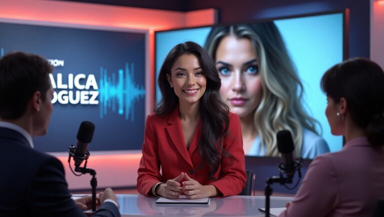 Alicia Rodríguez im Interview bei Informativos Telecinco