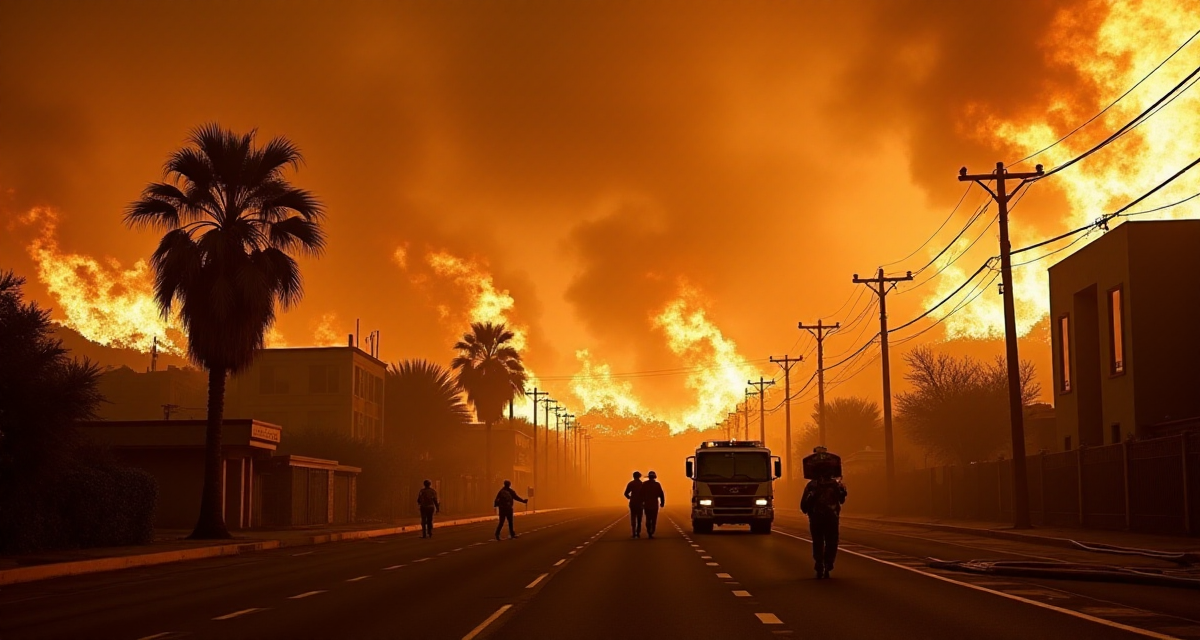 Feuergefahr in Los Angeles noch nicht gebannt