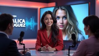 Alicia Rodríguez im Interview bei Informativos Telecinco