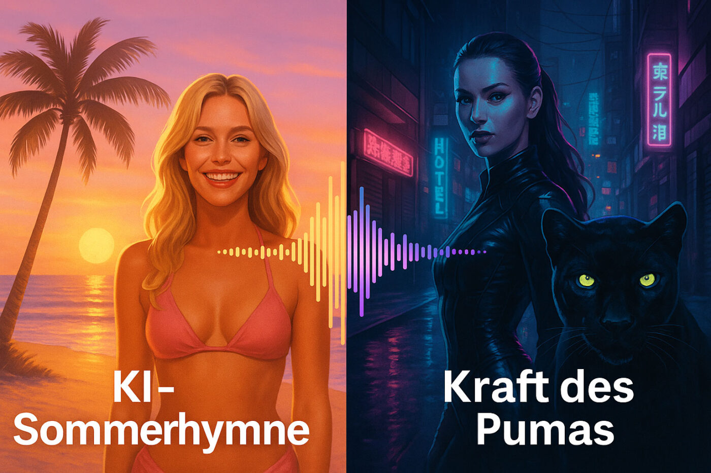 🎵 Postcard Beach vs. Neon Jungle